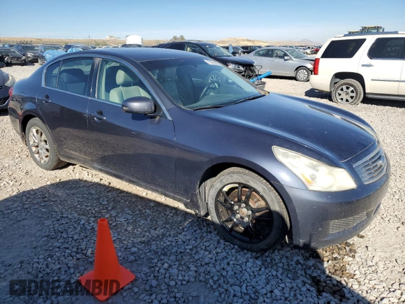 2008 Infiniti G35 x with VIN JNKBV61F98M251196, listed as a Copart auction lot 76762034 with 189,193 mi miles and Salvage Title. Bid and sale history available at DreamBid. Image 4.