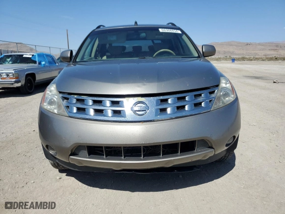 2004 Nissan Murano SL with VIN JN8AZ08W84W323643, listed as a Copart auction lot 66368854 with 190,304 mi miles and Salvage Title. Bid and sale history available at carsss.com. Image 5.