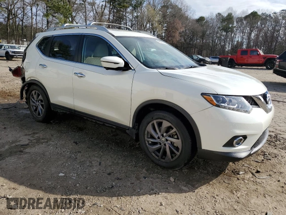 2016 Nissan Rogue SL with VIN 5N1AT2MT1GC880268, listed as a Copart auction lot 49076745 with 54,053 mi miles and Salvage Title. Bid and sale history available at carsss.com. Image 4.