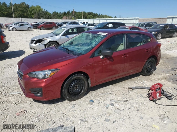 2019 Subaru Impreza with VIN 4S3GTAA60K1751885, listed as a Copart auction lot 69597304 with 109,880 mi miles and Salvage Title. Bid and sale history available at carsss.com. Image 1.