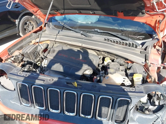 2017 Jeep Renegade Sport with VIN ZACCJBABXHPG35979, listed as a IAAI auction lot 41781553 with 71,265 mi miles and . Bid and sale history available at carsss.com. Image 10.