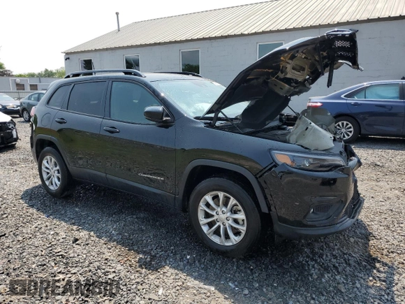 2022 Jeep Cherokee Latitude Lux z VIN 1C4PJMMN6ND542731, wystawiony jako Copart lot #59912205 z przebiegiem 9 483 mil mil oraz Szkoda całkowita • Salvage title. Historia ofert i sprzedaży dostępna na DreamBid. Obrazek 4.