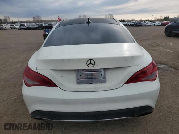 2017 Mercedes-Benz CLA 250 with VIN WDDSJ4GB6HN399599, listed as a Copart auction lot 54118705 with 160,287 mi miles and Clean Title. Bid and sale history available at DreamBid. Image 6.