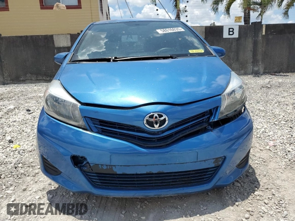 2012 Toyota Yaris L z VIN JTDKTUD35CD504228, wystawiony jako Copart lot #58016035 z przebiegiem 192 105 mil mil oraz Czysty tytuł • Clean title. Historia ofert i sprzedaży dostępna na DreamBid. Obrazek 5.