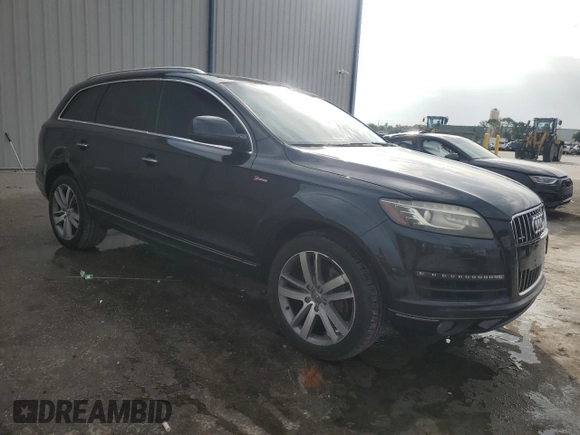 2012 Audi Q7 Premium Plus with VIN WA1LGAFE1CD007371, listed as a Copart auction lot 58332305 with 89,479 mi miles and Salvage title. Bid and sale history available at DreamBid. Image 4.