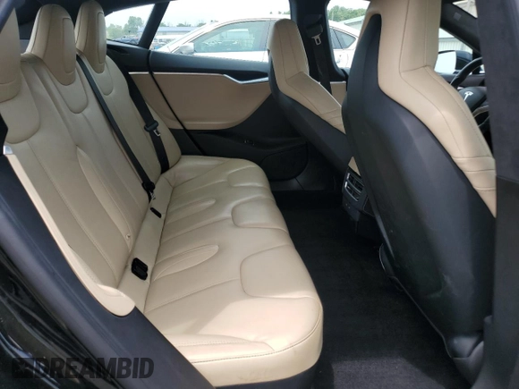 2016 Tesla Model S 70 with VIN 5YJSA1E14GF162187, listed as a Copart auction lot 59308185 with 98,088 mi miles and Salvage title. Bid and sale history available at DreamBid. Image 10.