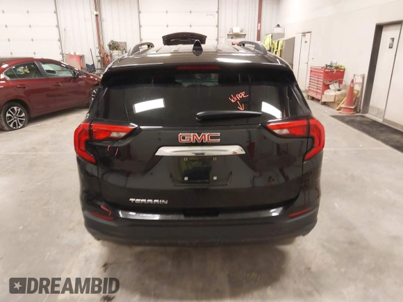2018 GMC Terrain SLE with VIN 3GKALMEV5JL344701, listed as a IAAI auction lot 41826919 with 107,557 mi miles. Bid and sale history available at carsss.com. Image 16.