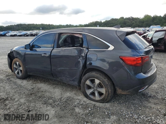 2016 Acura MDX с VIN 5FRYD4H25GB044753, выставлен на аукционе Copart как лот 59994665 с пробегом 135 766 миль миль и Списание • Salvage title. История ставок и продаж доступна на DreamBid. Изображение 2.