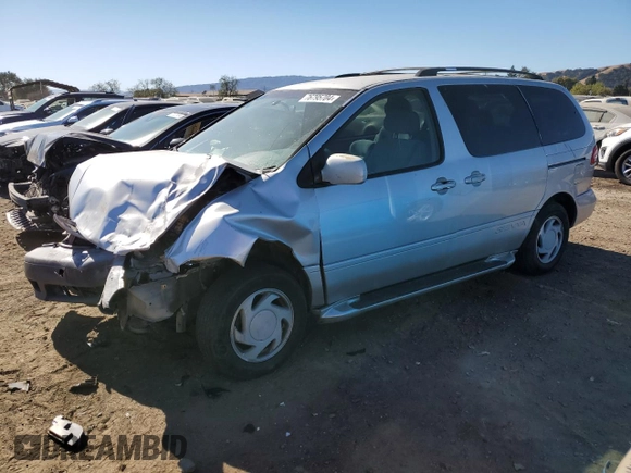 2002 Toyota Sienna LE with VIN 4T3ZF13C62U503080, listed as a Copart auction lot 76795704 with 0 mi miles and Non Repairable. Bid and sale history available at carsss.com. Image 1.
