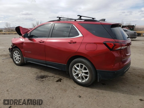 2022 Chevrolet Equinox LT z VIN 3GNAXUEV9NL213882, wystawiony jako Copart lot #44521165 z przebiegiem 173 737 mil mil oraz Szkoda całkowita • Salvage title. Historia ofert i sprzedaży dostępna na DreamBid. Obrazek 2.