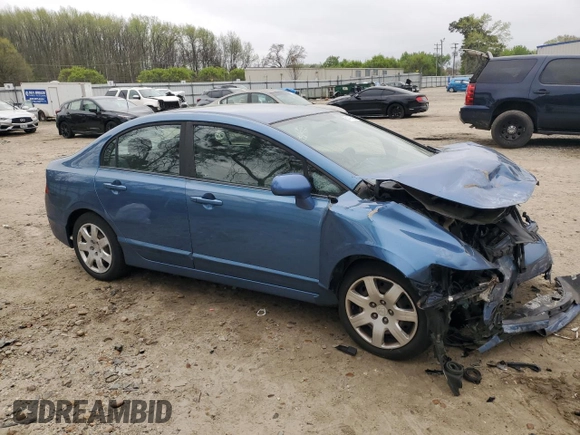 2008 Honda Civic LX with VIN 1HGFA16508L047170, listed as a Copart auction lot 51497985 with 213,230 mi miles and Clean Title. Bid and sale history available at DreamBid. Image 4.