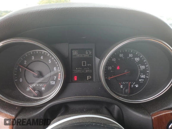 2013 Jeep Grand Cherokee Limited with VIN 1C4RJEBG2DC546105, listed as a Copart auction lot 72433024 with 134,543 mi miles and Salvage Title. Bid and sale history available at carsss.com. Image 9.