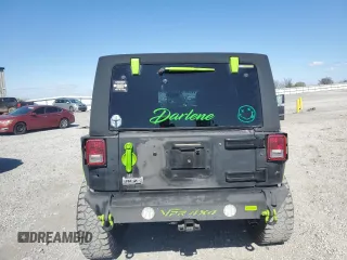 2017 Jeep Wrangler Unlimited Sport with VIN 1C4BJWDG0HL616663, listed as a Copart auction lot 53261995 with 80,356 mi miles and Salvage title. Bid and sale history available at DreamBid. Image 6.