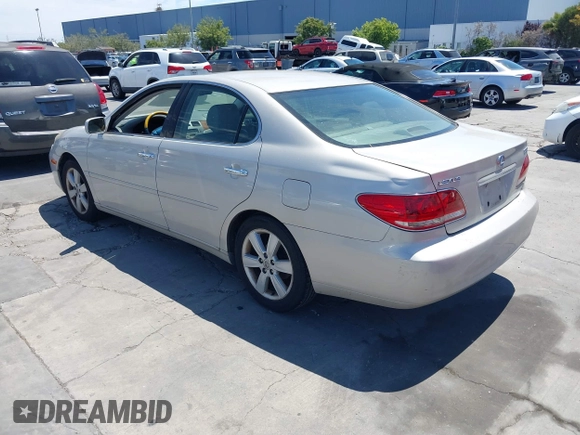 2005 Lexus ES 350 with VIN JTHBA30G555056111, listed as a IAAI auction lot 42662602 with 396,579 mi miles and . Bid and sale history available at DreamBid. Image 3.