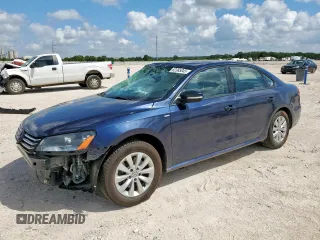 2015 Volkswagen Passat Limited Edition with VIN 1VWAT7A38FC089012, listed as a Copart auction lot 62365045 with 126,965 mi miles and Salvage title. Bid and sale history available at DreamBid. Image 1.