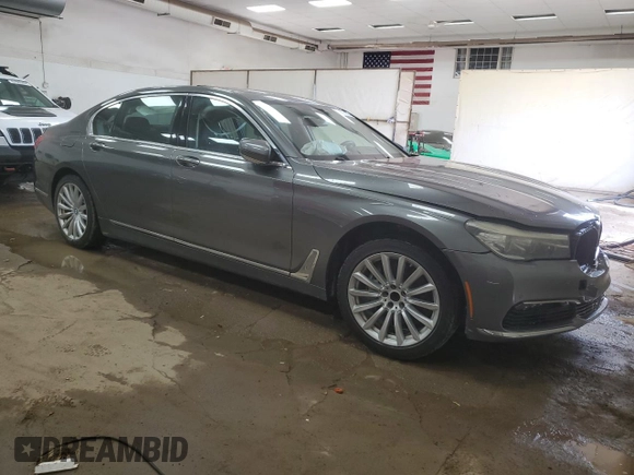2017 BMW 7 Series 740i with VIN WBA7E2C54HG739147, listed as a Copart auction lot 67661374 with 0 mi miles and Clean Title. Bid and sale history available at carsss.com. Image 4.