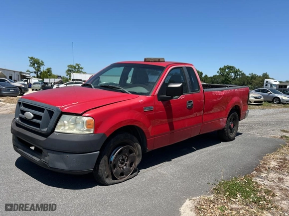 2007 Ford F-150 XL with VIN 1FTRF12W47KB40354, listed as a Copart auction lot 53722065 with 347,761 mi miles and Clean Title. Bid and sale history available at carsss.com. Image 2.