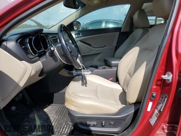 2013 Kia Optima EX with VIN 5XXGN4A78DG151613, listed as a Copart auction lot 65518035 with 185,900 mi miles and Salvage title. Bid and sale history available at DreamBid. Image 7.