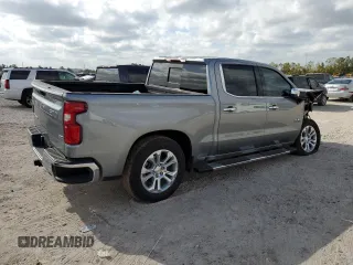 2024 Chevrolet Silverado 1500 LTZ with VIN 1GCUDGE86RZ249800, listed as a Copart auction lot 81805054 with 10,914 mi miles and Salvage Title. Bid and sale history available at DreamBid. Image 3.