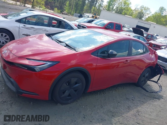 2024 Toyota Prius LE z VIN JTDACAAU3R3041074, wystawiony jako IAAI lot #41962281 z przebiegiem Nie podano mil oraz . Historia ofert i sprzedaży dostępna na DreamBid. Obrazek 14.