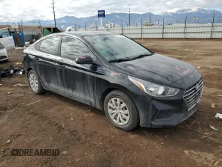 2020 Hyundai Accent SE with VIN 3KPC24A68LE109769, listed as a Copart auction lot 43002595 with 84,143 mi miles and Salvage Title. Bid and sale history available at carsss.com. Image 4.