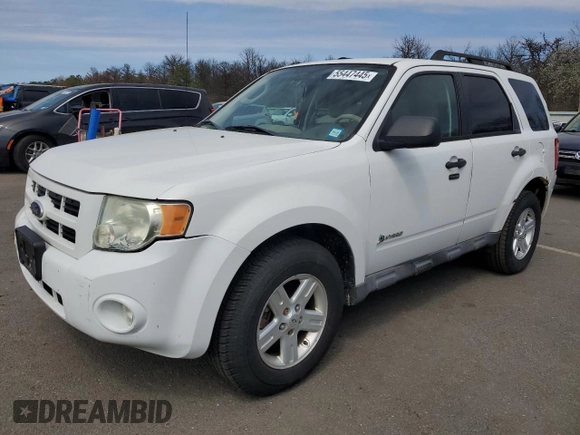 2010 Ford Escape Hybrid z VIN 1FMCU5K35AKC13081, wystawiony jako Copart lot #55447445 z przebiegiem 74 496 mil mil oraz Czysty tytuł • Clean title. Historia ofert i sprzedaży dostępna na DreamBid. Obrazek 1.