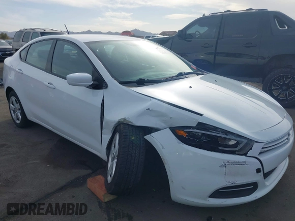 2015 Dodge Dart SXT with VIN 1C3CDFBB5FD281835, listed as a IAAI auction lot 41706666 with 115,296 mi miles. Bid and sale history available at carsss.com. Image 6.