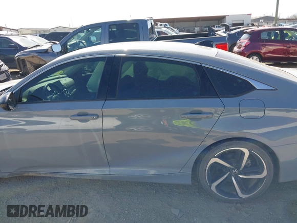 2022 Honda Accord Sport SE with VIN 1HGCV1F49NA114533, listed as a IAAI auction lot 41762430 with 38,566 mi miles and . Bid and sale history available at carsss.com. Image 14.