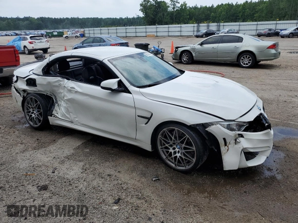 2017 BMW M4 with VIN WBS3U9C58HP970803, listed as a Copart auction lot 60145424 with 70,873 mi miles and Salvage Title. Bid and sale history available at carsss.com. Image 4.