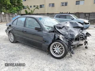 2003 BMW 5 Series 530iA with VIN WBADT63493CK29223, listed as a Copart auction lot 81287224 with 170,888 mi miles and Salvage Title. Bid and sale history available at carsss.com. Image 4.