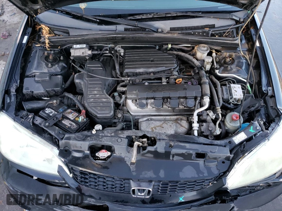 2005 Honda Civic EX with VIN 1HGEM21905L047023, listed as a Copart auction lot 43710225 with 176,419 mi miles and Salvage Title. Bid and sale history available at carsss.com. Image 11.