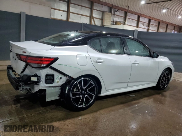 2025 Nissan Sentra SR with VIN 3N1AB8DV2SY288165, listed as a Copart auction lot 55434265 with 3,352 mi miles and Clean Title. Bid and sale history available at DreamBid. Image 3.