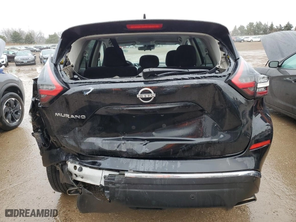 2023 Nissan Murano S with VIN 5N1AZ2AJXPC115237, listed as a Copart auction lot 85012684 with 62,802 mi miles and Salvage Title. Bid and sale history available at carsss.com. Image 6.