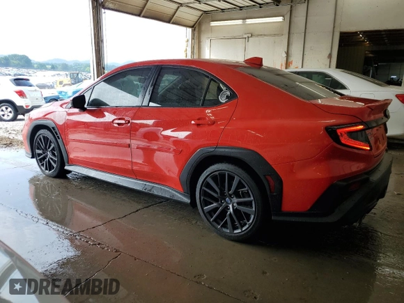 2024 Subaru WRX Premium with VIN JF1VBAH60R9803405, listed as a Copart auction lot 58207805 with 6,132 mi miles and Salvage title. Bid and sale history available at DreamBid. Image 2.