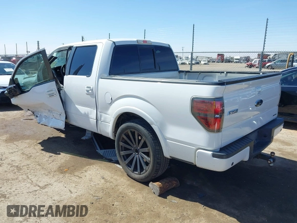 2012 Ford F-150 XL with VIN 1FTFW1CF9CFC24559, listed as a IAAI auction lot 41667928 with 1 mi miles. Bid and sale history available at carsss.com. Image 3.