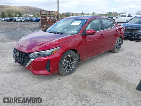 2024 Nissan Sentra SV with VIN 3N1AB8CV5RY206053, listed as a IAAI auction lot 41961946 with 10,133 mi miles and . Bid and sale history available at DreamBid. Image 17.