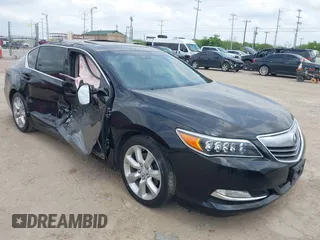 2014 Acura RLX with VIN JH4KC1F36EC002427, listed as a IAAI auction lot 42099583 with 114,671 mi miles. Bid and sale history available at carsss.com. Image 1.