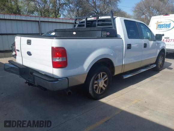 2008 Ford F-150 XL with VIN 1FTRW12W68FA77946, listed as a IAAI auction lot 41828609 with 159,432 mi miles. Bid and sale history available at carsss.com. Image 4.