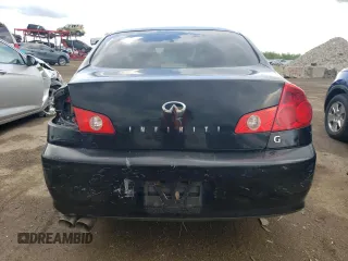 2006 Infiniti G35 with VIN JNKCV51F76M604918, listed as a Copart auction lot 53814264 with 132,414 mi miles and Salvage Title. Bid and sale history available at DreamBid. Image 6.
