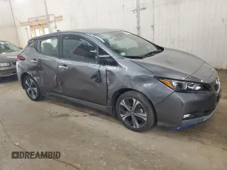 2020 Nissan LEAF SV Plus with VIN 1N4BZ1CP7LC311088, listed as a Copart auction lot 48157795 with 37,181 mi miles and Salvage Title. Bid and sale history available at DreamBid. Image 4.