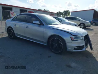 2014 Audi S4 Premium Plus with VIN WAUBGAFLXEA149848, listed as a IAAI auction lot 41617342 with 101,012 mi miles. Bid and sale history available at carsss.com. Image 1.