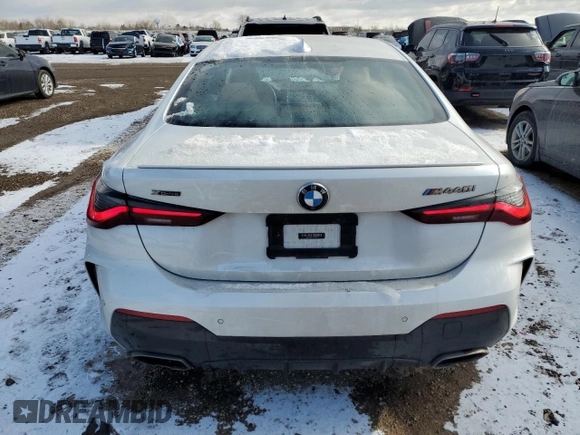 2021 BMW 4 Series M440i xDrive with VIN WBA13AR07MCF79691, listed as a Copart auction lot 88625335 with 35,234 mi miles and Salvage Title. Bid and sale history available at DreamBid. Image 6.