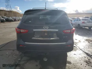 2013 Infiniti JX35 with VIN 5N1AL0MM9DC349778, listed as a Copart auction lot 44654805 with 153,273 mi miles and Salvage Title. Bid and sale history available at carsss.com. Image 6.