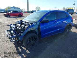 2022 Honda HR-V Sport with VIN 3CZRU6H1XNM710470, listed as a IAAI auction lot 41978040 with 29,703 mi miles. Bid and sale history available at carsss.com. Image 22.