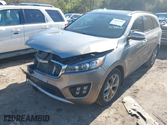 2016 Kia Sorento SXL with VIN 5XYPK4A15GG047407, listed as a IAAI auction lot 41492583 with 176,562 mi miles. Bid and sale history available at carsss.com. Image 17.
