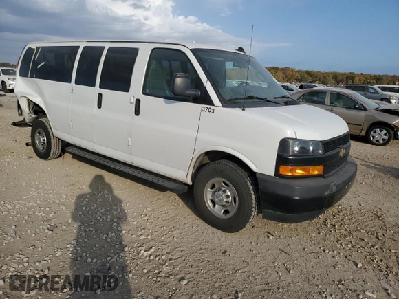 2019 Chevrolet Express Passenger LS с VIN 1GAZGNFG1K1363143, выставлен на аукционе Copart как лот 77474874 с пробегом 159 025 миль миль и Списание • Salvage title. История ставок и продаж доступна на DreamBid. Изображение 4.