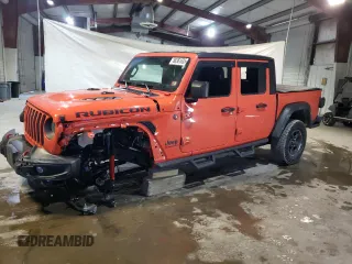 2023 Jeep Gladiator Rubicon with VIN 1C6JJTBG6PL581467, listed as a Copart auction lot 88361635 with 15,339 mi miles and Salvage Title. Bid and sale history available at carsss.com. Image 1.