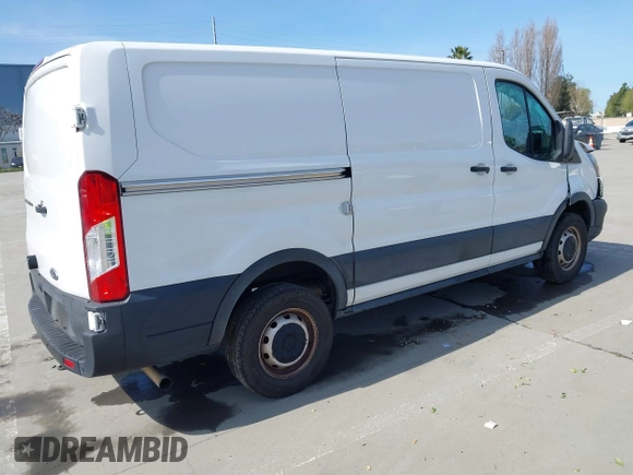 2020 Ford Transit Cargo with VIN 1FTBR1Y80LKA67205, listed as a IAAI auction lot 41805459 with 184,186 mi miles and . Bid and sale history available at DreamBid. Image 4.