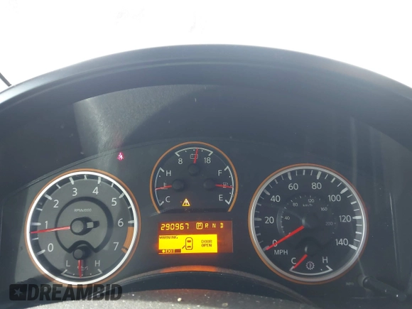 2011 Nissan Titan SV with VIN 1N6BA0ED6BN324977, listed as a IAAI auction lot 41275371 with 290,967 mi miles and . Bid and sale history available at DreamBid. Image 7.