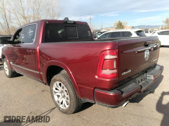 2023 Ram 1500 Limited with VIN 1C6SRFHT2PN542365, listed as a IAAI auction lot 41898998 with 26,607 mi miles and . Bid and sale history available at DreamBid. Image 3.